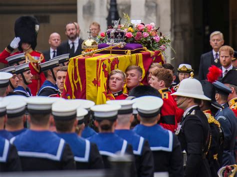 royals at queen elizabeth's funeral.